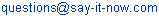 Java Menu E-Mail Address